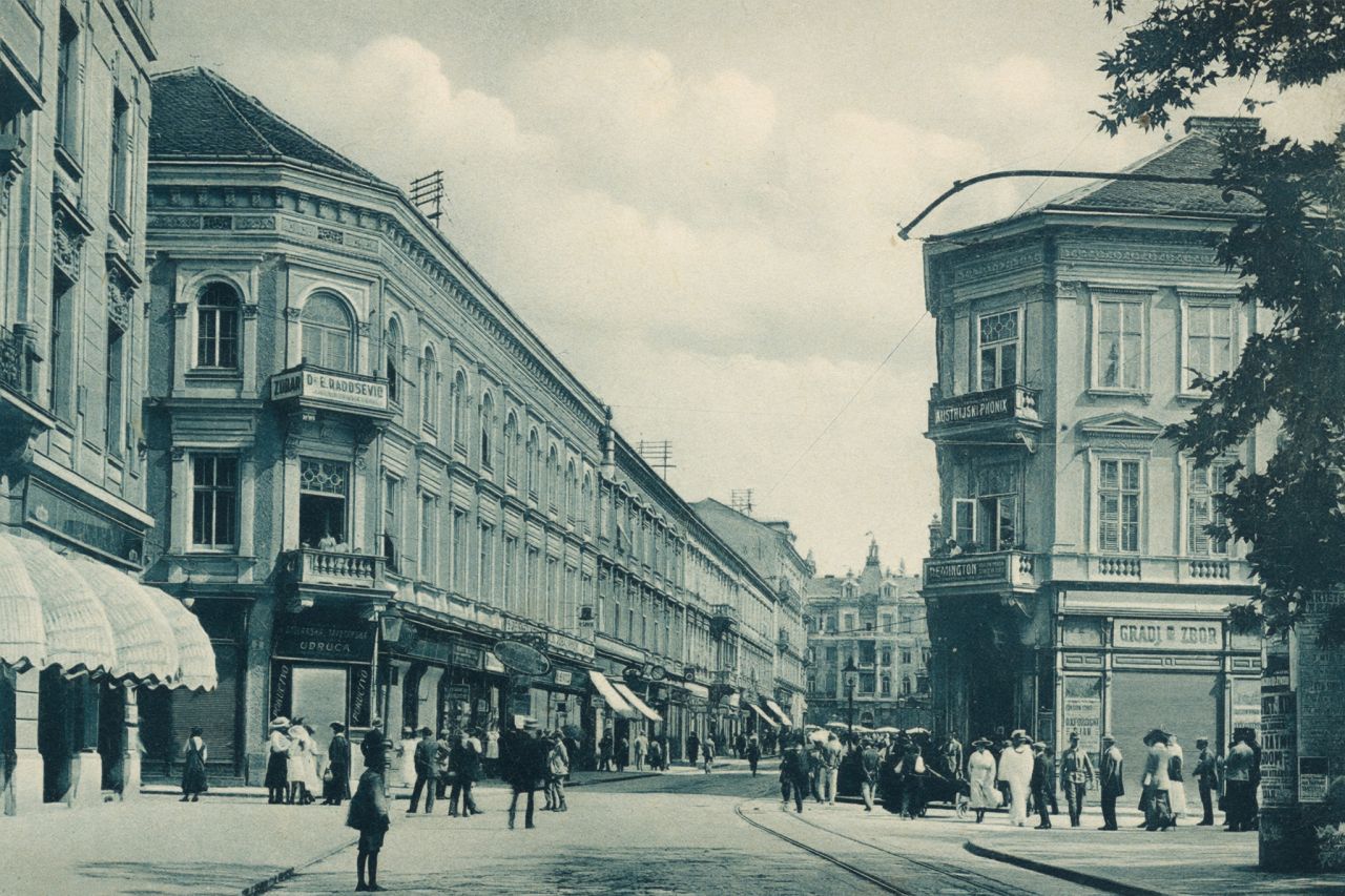 Ulica Marije Valerije (današnja Praška) oko 1912. godine